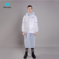 Disposable Rain Poncho With Hood Disposable Raincoat/ Rain Coat