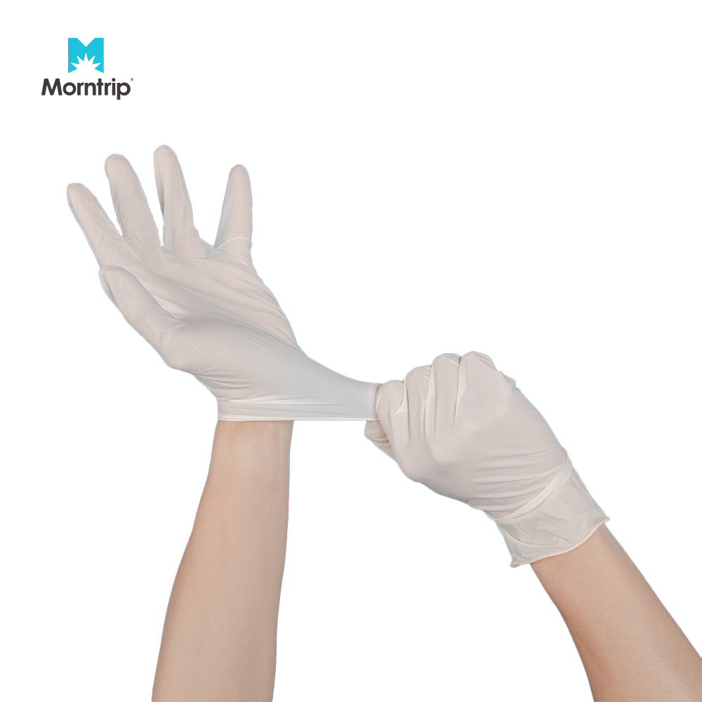 Easy Donning 12 Inch Chlorine Treated Surgical Latex Gloves