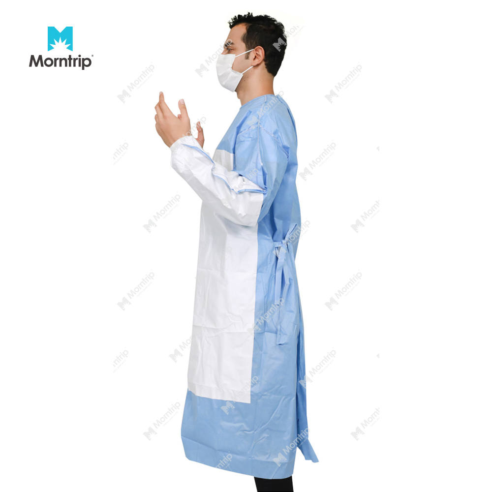 Ultrasonic Sealed Seam Reinforced Surgical Theater Gown