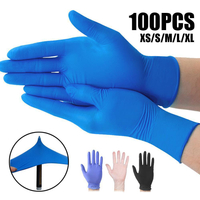 Your Select Blue Pvc Nitrile Blend Disposable Examination Powder Free Gloves (1000Pcs/Carton)