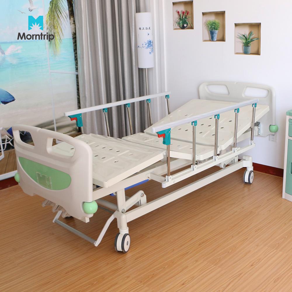 China medical supplier hospital used beds 2 rockers 3 crankshospital beds medical bed with toilet