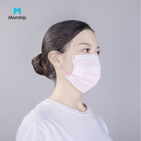 Air Pollution Special Fabric Non Woven 3 Ply Cool Feeling Disposable Face Mask