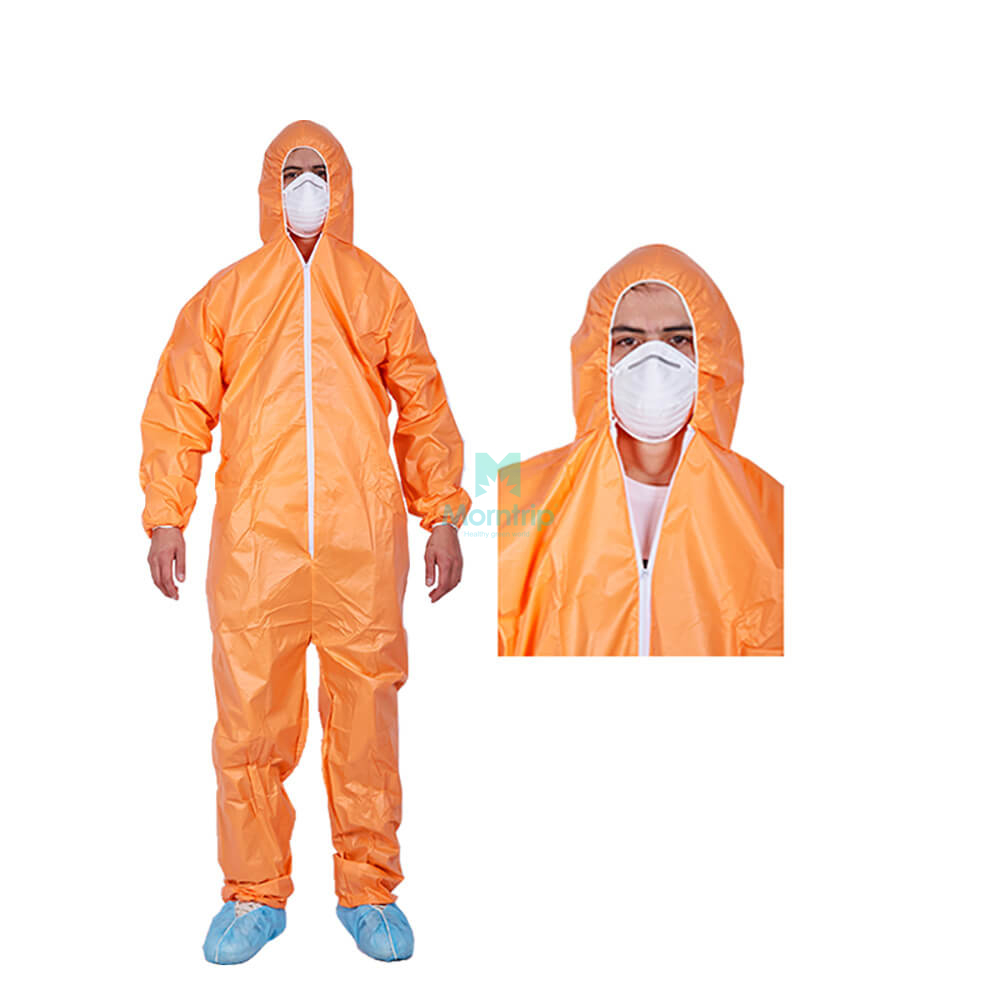 Microporous Hooded Painting Spraying Anti Static Breathable Custom Work Wear Sterile Waterproof Disposable Protective Clothing
