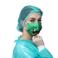 Pleated Hygiene Nurse Head Cover Scurb Medical Disposable Mob Cap for Laboratory