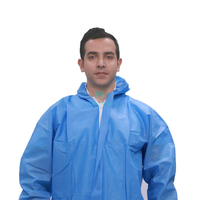 Morntrip Hotsale SMS Non Woven Fully Body Chemical Laminated Disposable Coverall