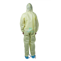 Fully Body Non Woven Asbestos Inspection Lightweight Disposable Protective Clothing