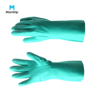 High Quality Certificated CE Durable Reusable Chemical Resistant Anti-acid Natural Latex Rubber Gloves