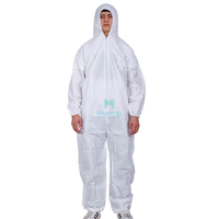 Microporous Hooded Anti Static Breathable Custom Sterile Waterproof A Disposable Clothing Suit