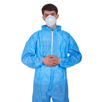 Isolation Non Woven Type 5&6 CE Approved Liquid Resistant Protective Disposable Coverall