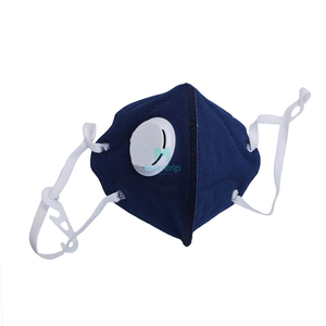 Blue Non woven Disposable Vertical Fold Respirator