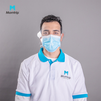 Chirurgical Anti Bacterial Waterproof Procedure Non Woven Disposable Face Mask with Protection Shield 