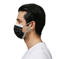 Black Wholesale Customized 3 Ply Medical Procedure Disposable Hypoallergenic Mask