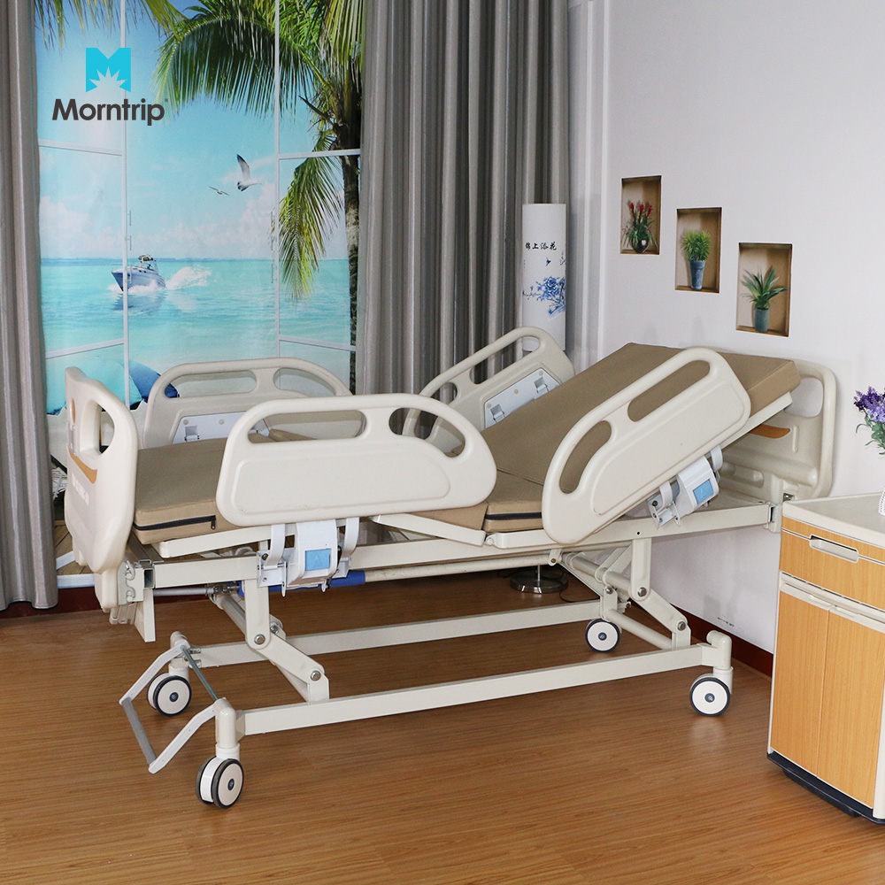 Professional Electric Hospital ICU medical adjustable electric  hospital bedWith Maidesite Special Noiseless Caster