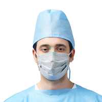 Grey Non Woven Surgical Disposable Face Mask with Ties