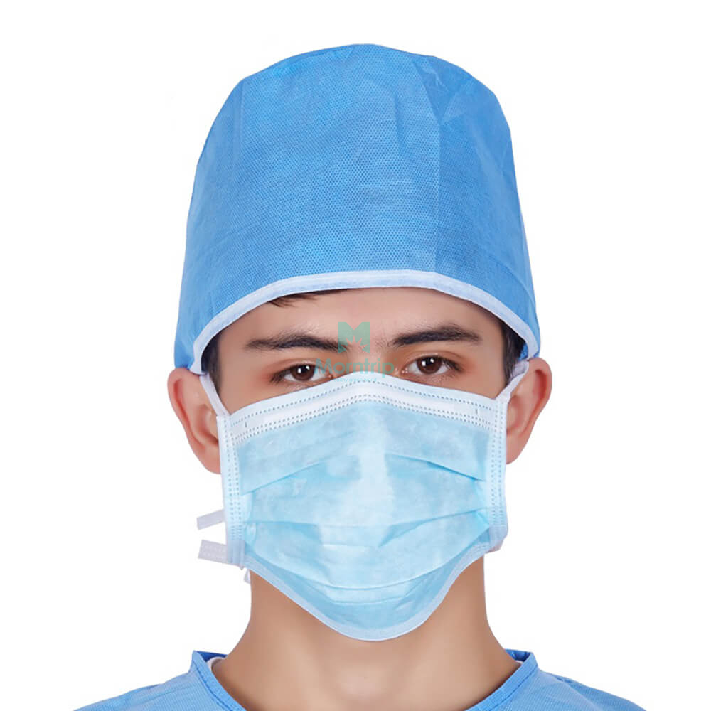 Doctor Dental Protective Disposable Surgical Cap With Tie