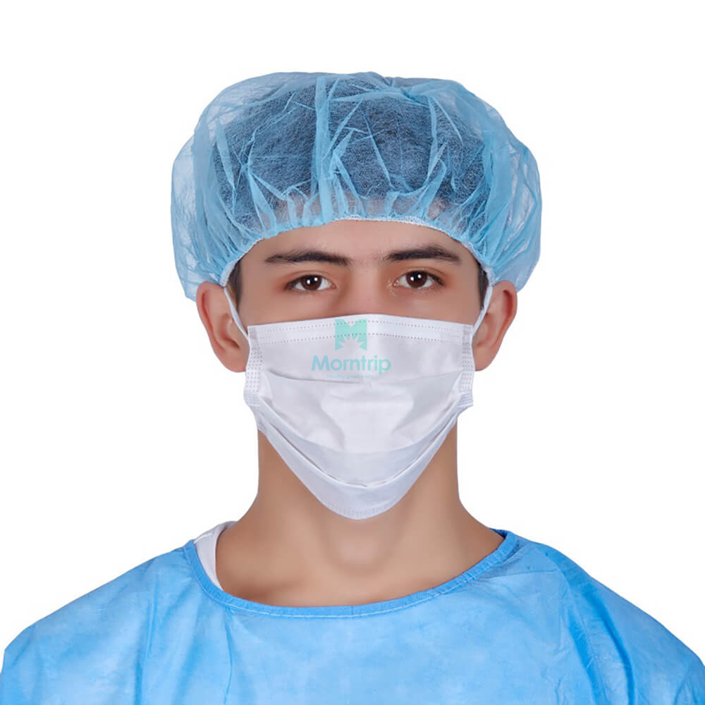 White Non Sterile Hygienic Protective Medical Face Mask