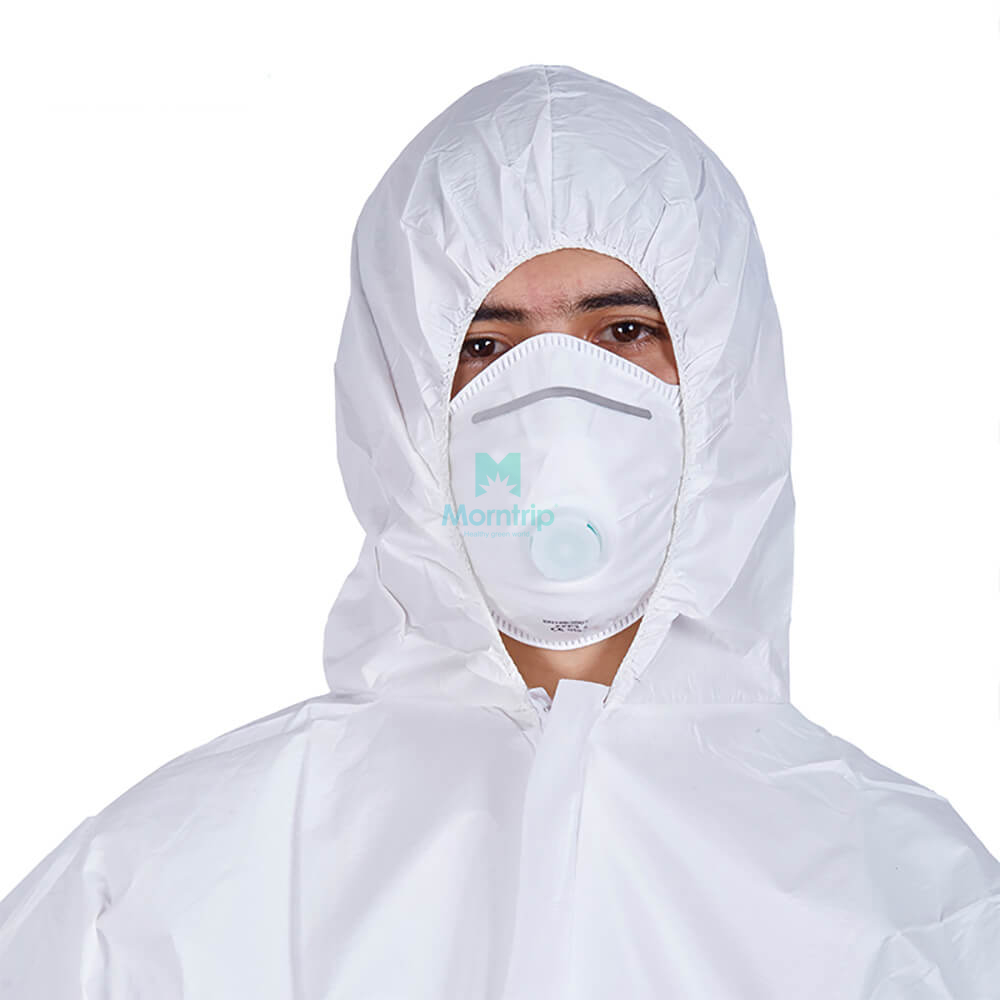 Microporous Hooded Anti Static Breathable Custom Sterile Waterproof A Disposable Clothing Suit
