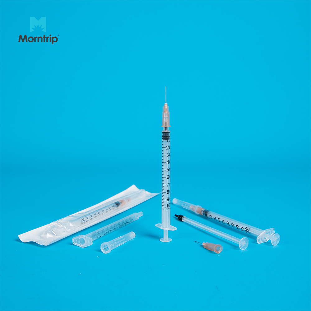 Wholesale Quality Hospital Combo Syringe & Needle 3 Parts Injection Luer Slip Disposable Syringe 