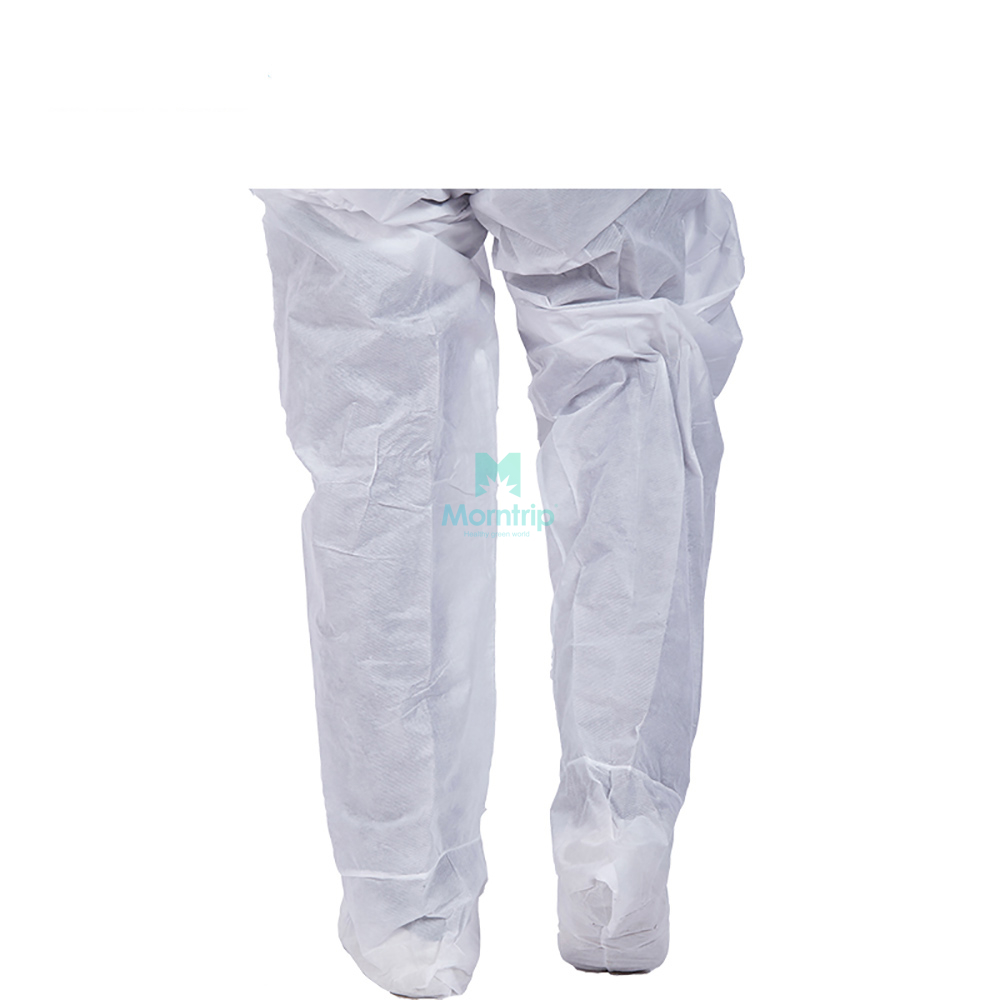 Disposable Ce Certificated Splashproof Overall Suit Breathable PP Nonwoven Protective Clothing