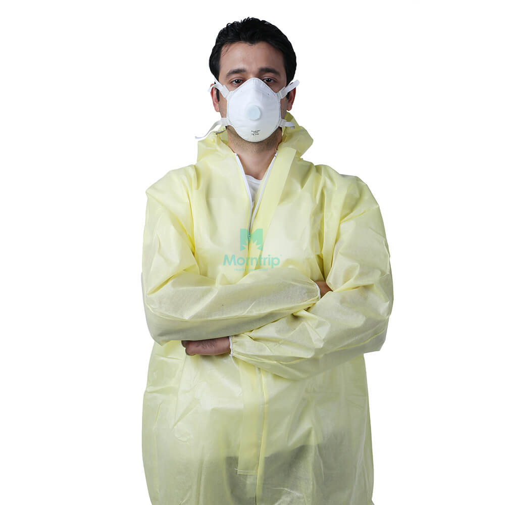 Non Woven Laminated Impervious Industrial Fully Body Disposable Coverall