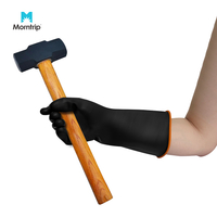 Excellent Abrasion Tear Resistant Durable Plumbling Neoprene Heavy Duty Hand Safety Industrial Hand Gloves