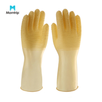 Wholesale Protective Natural Latex Excellent Abrasion Chemical Hand Rubber Gloves