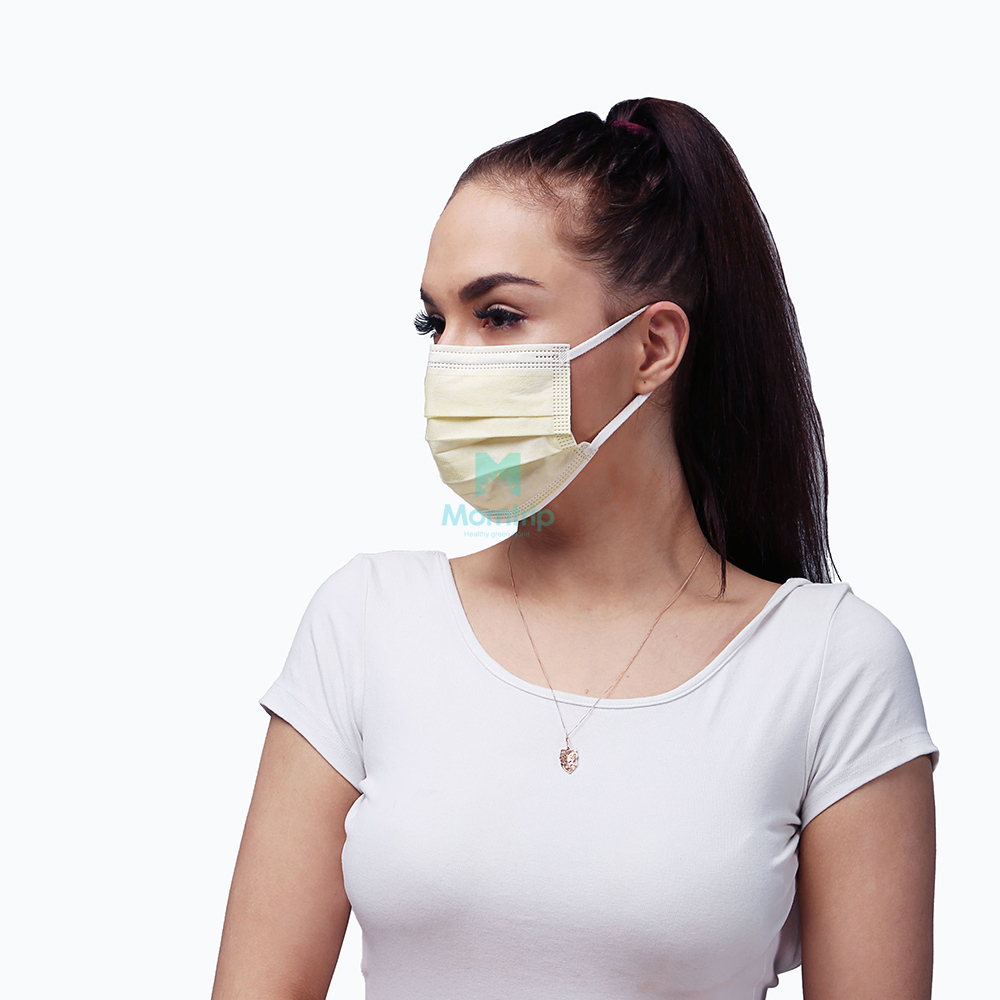 Hygienic Non Sterile Comfortable Pleated Dustproof Disposable Face Mask
