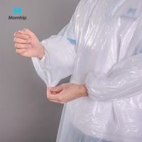 Travel Best Selling Adults Customized Logo LDPE Poncho Waterproof Transparent Clear Disposable Rain Coat