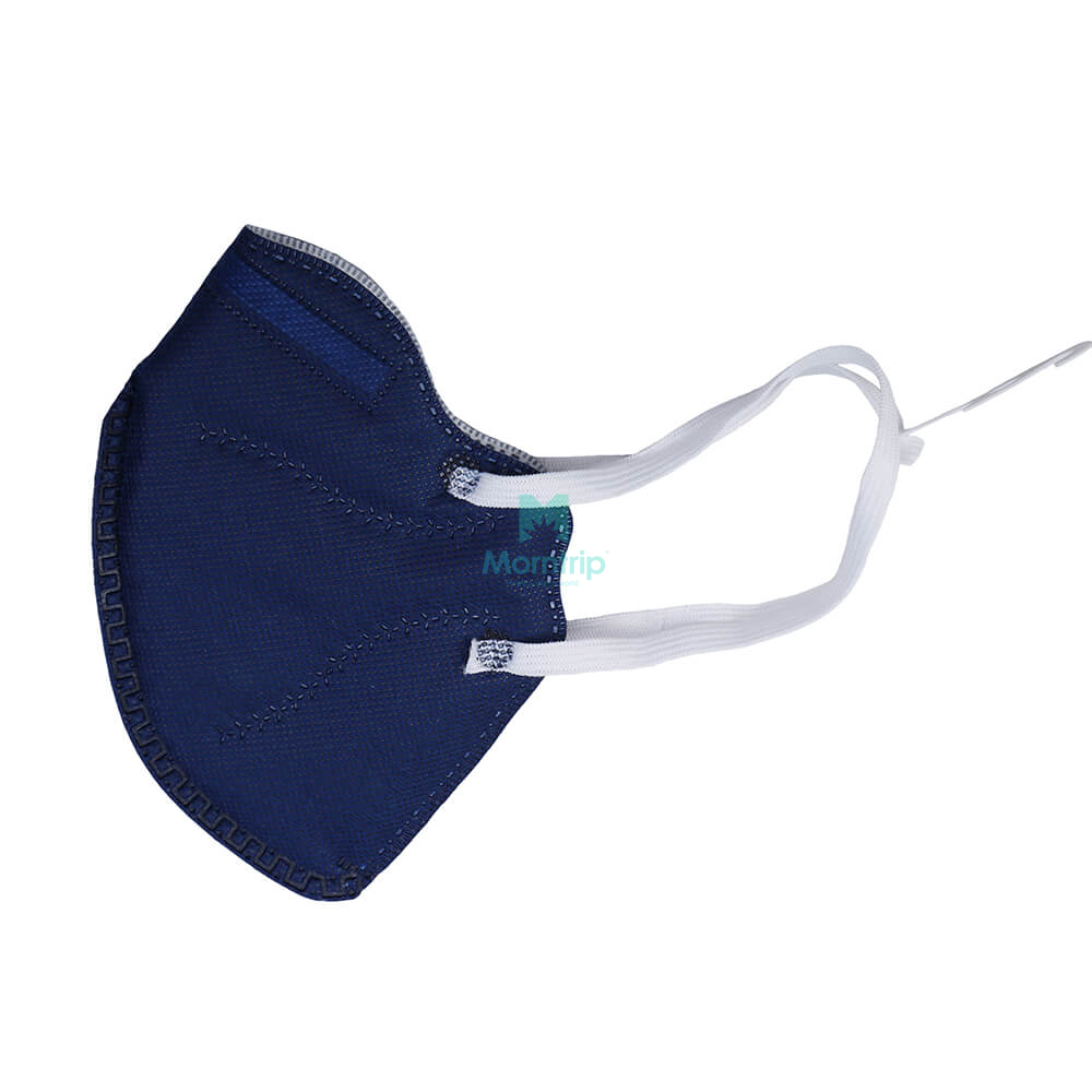 Blue Non woven Disposable Vertical Fold Respirator
