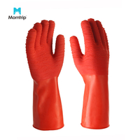 Industrial Wholesale Anti Acid Liquid Mechanic Cut Proof Reusable Rubber Gloves