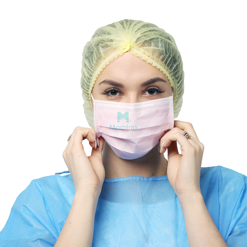 Wholesale Non Woven Safety Hypoallergenic Adjustable Disposable Face Mask 