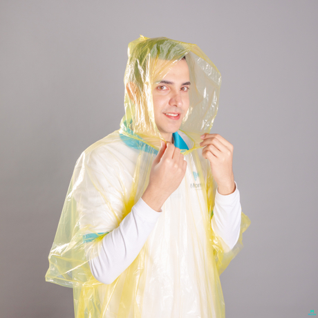 Plastic Plus Size Disposable Oversized Colorful Raincoat China manufacturer - Morntrip