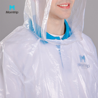 Eco-Friendly Disposable Plastic LDPE Rain Poncho For Outdoor Events