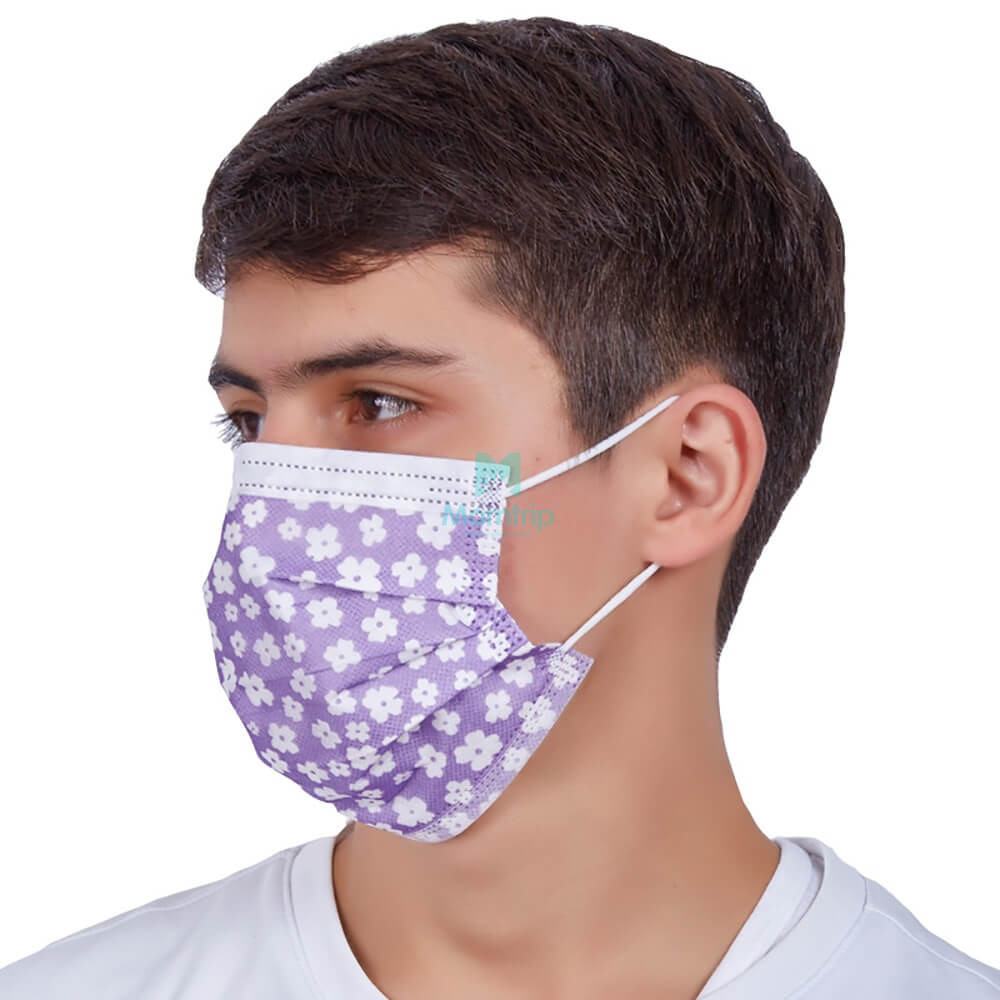 3 Ply Customized Air Pollution Non Woven Breathable Protective Medical Disposable Earloop Sanitary Mask